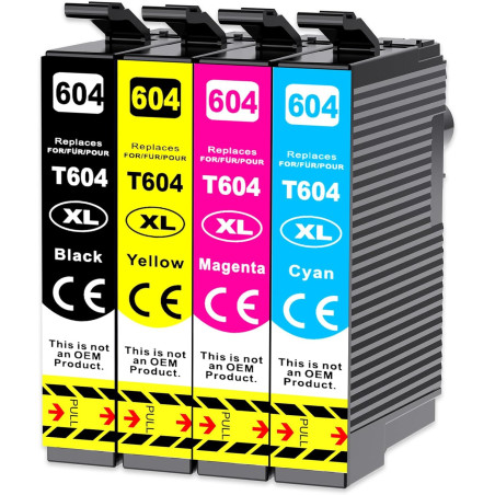 Compatible 604XL Multipack Ink Cartridges (Pineapple)