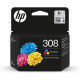 Genuine HP 308 Tri-Colour ink Cartridge